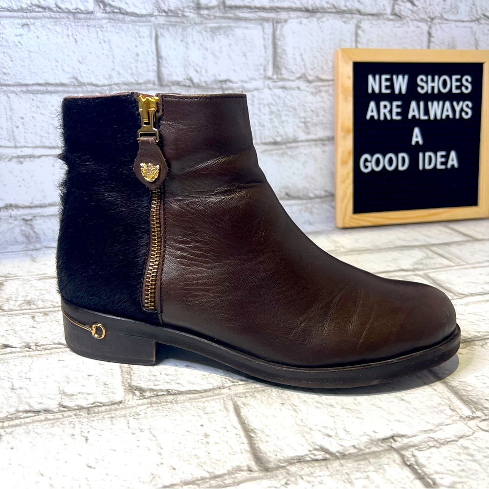 Pedro Miralles leather booties US size 8/ Euro 38